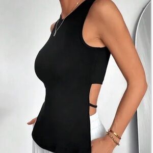 Bershka Black Tank Top